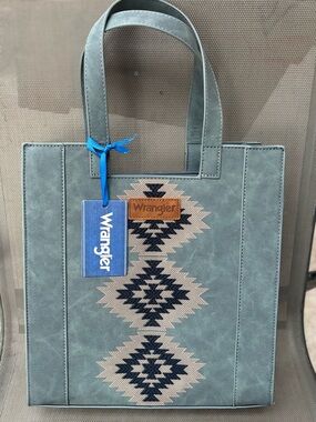 Nwt Wrangler Denim Blue Tote